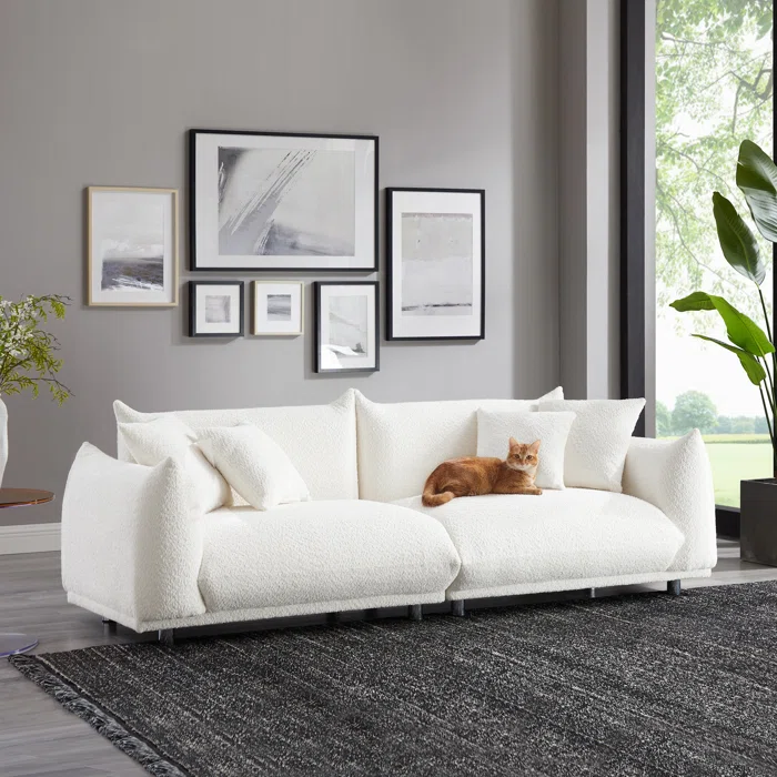 Arnya 88.9" MINIMOR Boucle Sofa