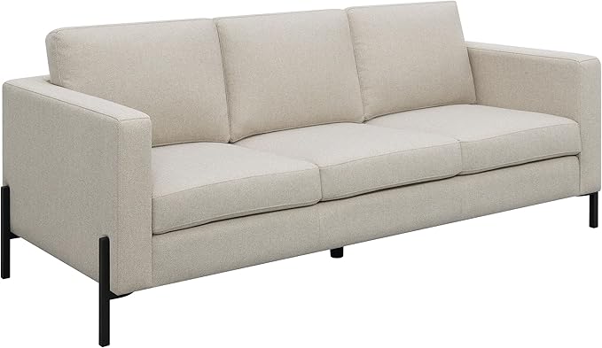 Coaster Home Furnishings Tilly Upholstered Track Arms Sofa Oatmeal