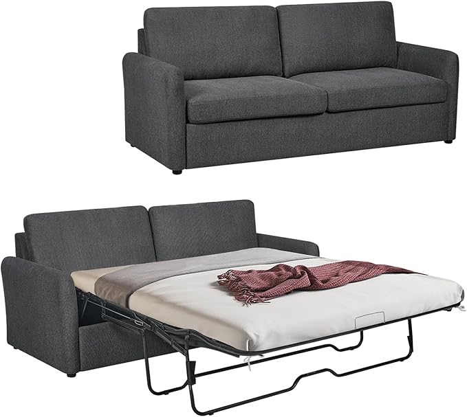 Convertible 2-in-1 Sleeper Sofa Bed