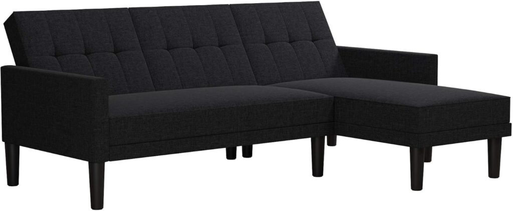 DHP Paxson Linen Futon Sofa Cama