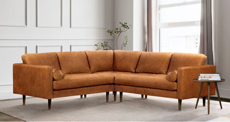 Edgemod Napa Bondi Leather Sofa