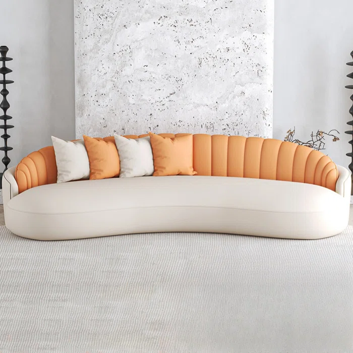 Everly Quinn Dubbo Curved Sofa