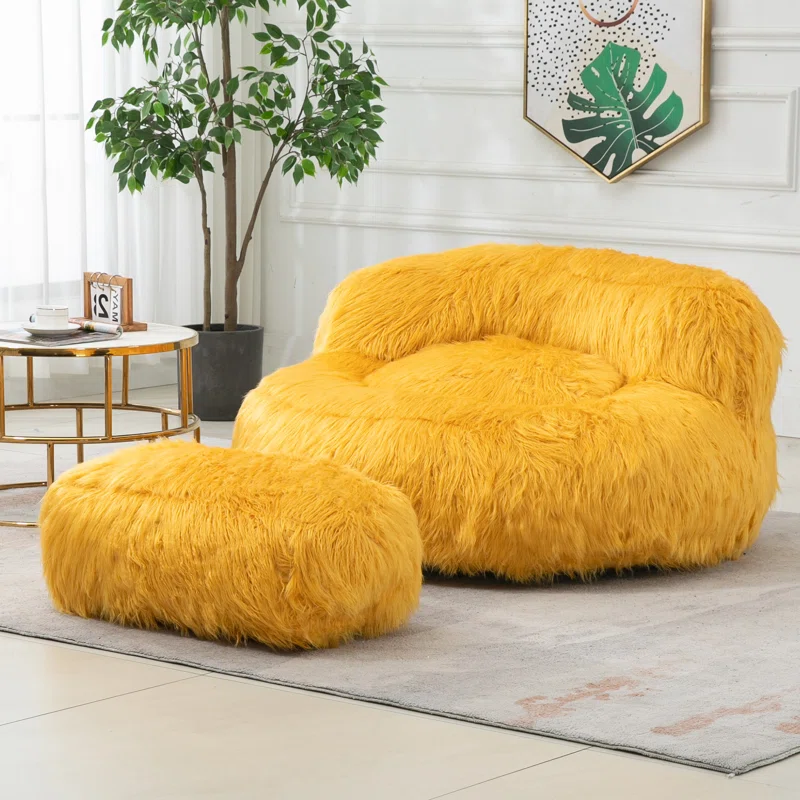 Everly Quinn Moncla Bean Bag Sofa