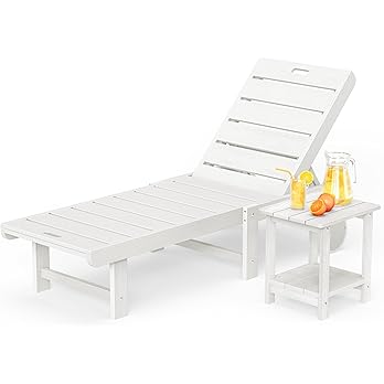 Homenjoy Pacific Sun Lounge Chair Outdoor Chaise Pool Chairs