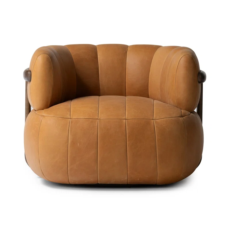 10 Best Leather Swivel Barrel Chairs for Stylish and Comfortable Seating in 2024