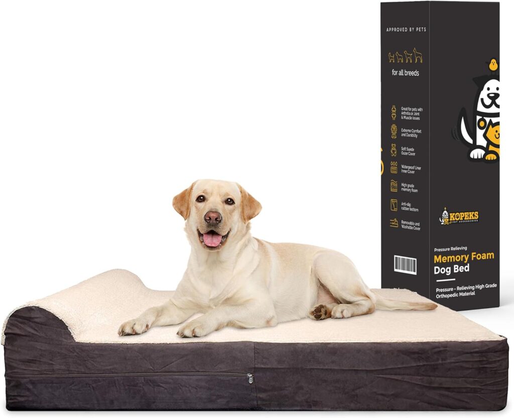 KOPEKS Jumbo Orthopedic Dog Bed Sofa