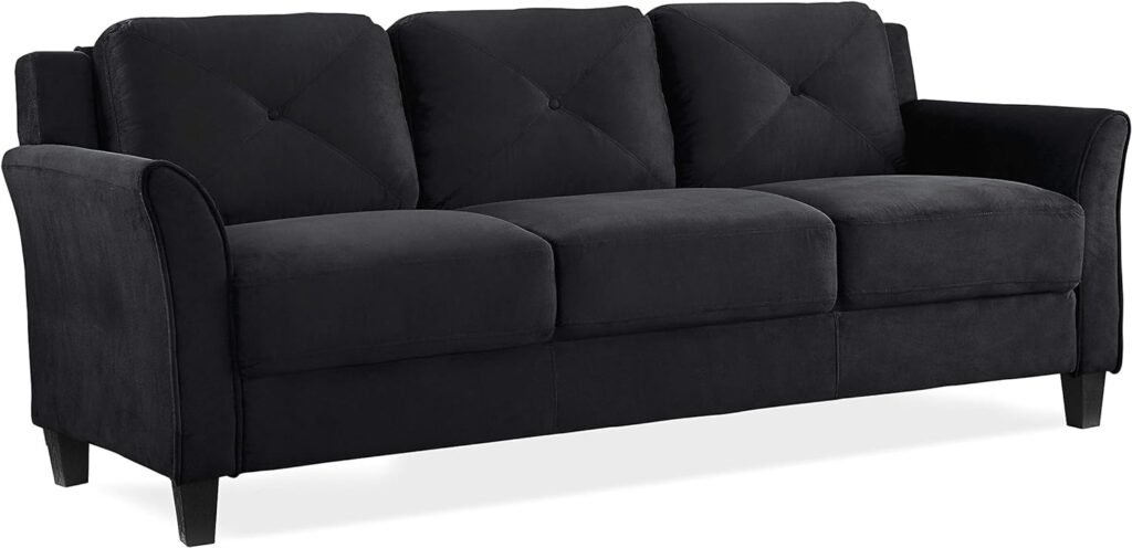 Lifestyle Solutions Harrington Black Sofa
