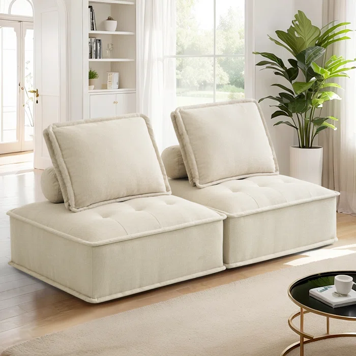 Linen Sofa Maccaron Linen Sofa