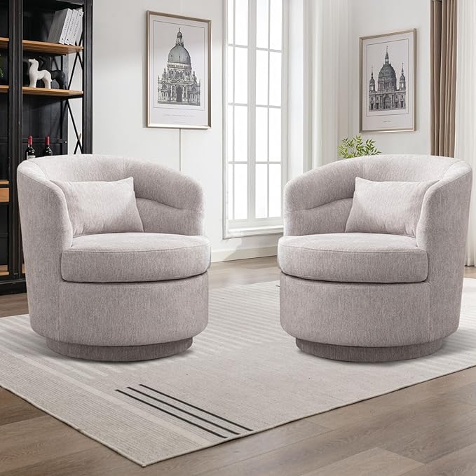 10 Best Swivel Chairs Set of 2 for Stylish and Functional Seating in 2024