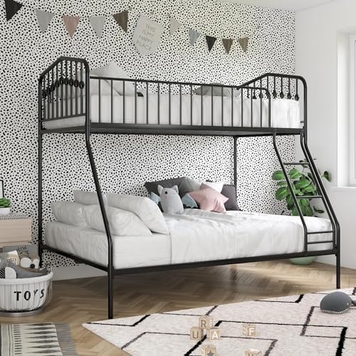 Novogratz Twin Over Futon Bunk Bed with Ladder