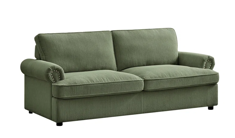 Red Barrel Studio® Baldric Green Sofa