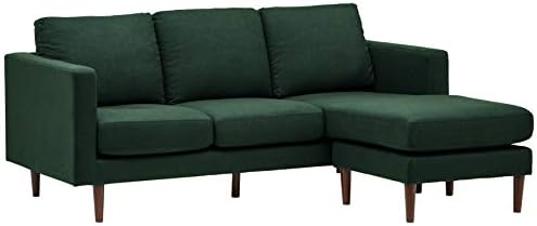 Rivet Revolve Modern Sofa with Reversible Chaise