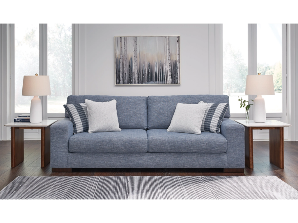 Signature Design by Ashley Belvoir Denim Sofa
