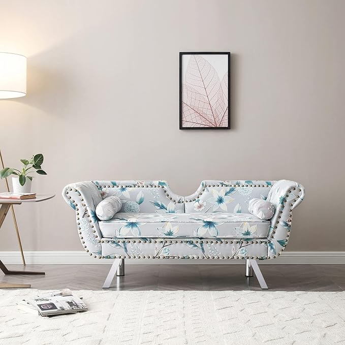 TMEOSK Traditional Floral Sofa