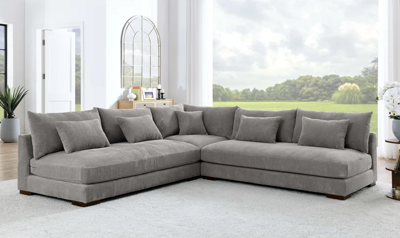 Wade Logan Caileigh Sectional Sofa