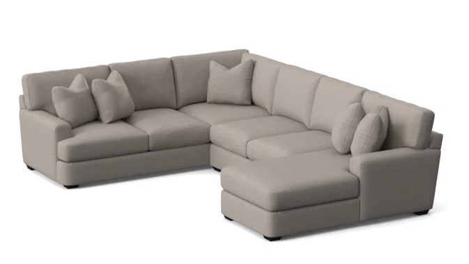 Wayfair Custom Upholstery™ Emilio U-Shaped Sectional Sofa