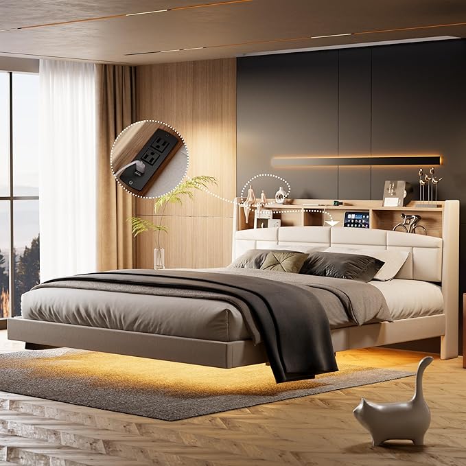 ANCTOR Floating King Bed Frame