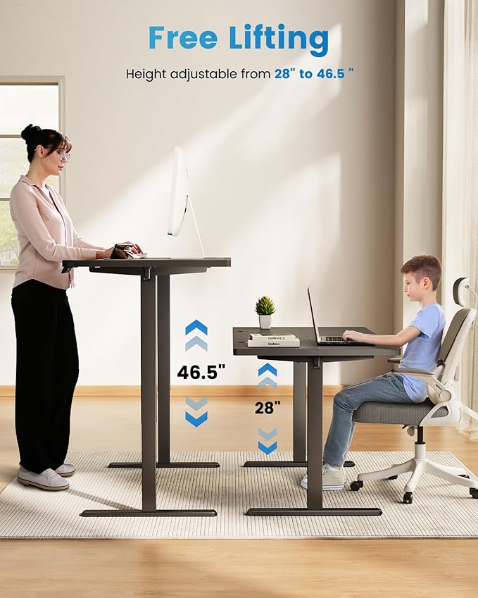 Adjustable Standing Desk Electric Sit to Stand