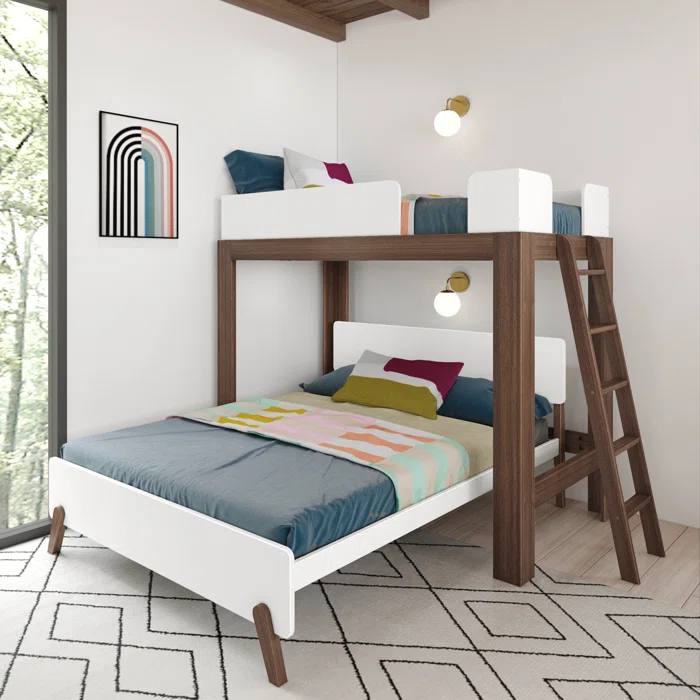 Ambur Solid Hardwood Twin Bunk Bed