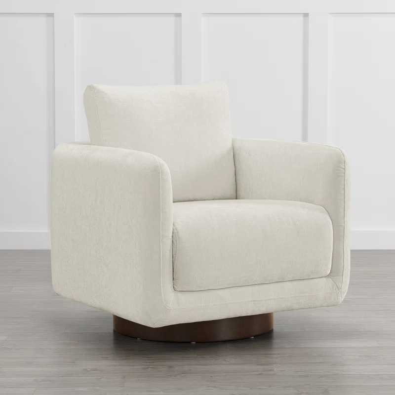 Assiatou 30 W Upholstered Swivel Armchair