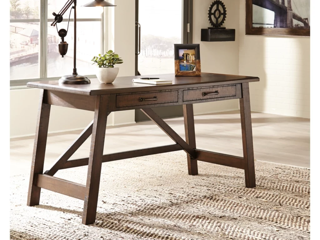 Baldridge 2 Drawer 60" Home Office Desk