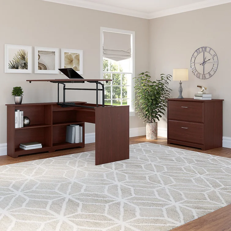 Cabot 2 L-Shaped Computer Desk Office Set