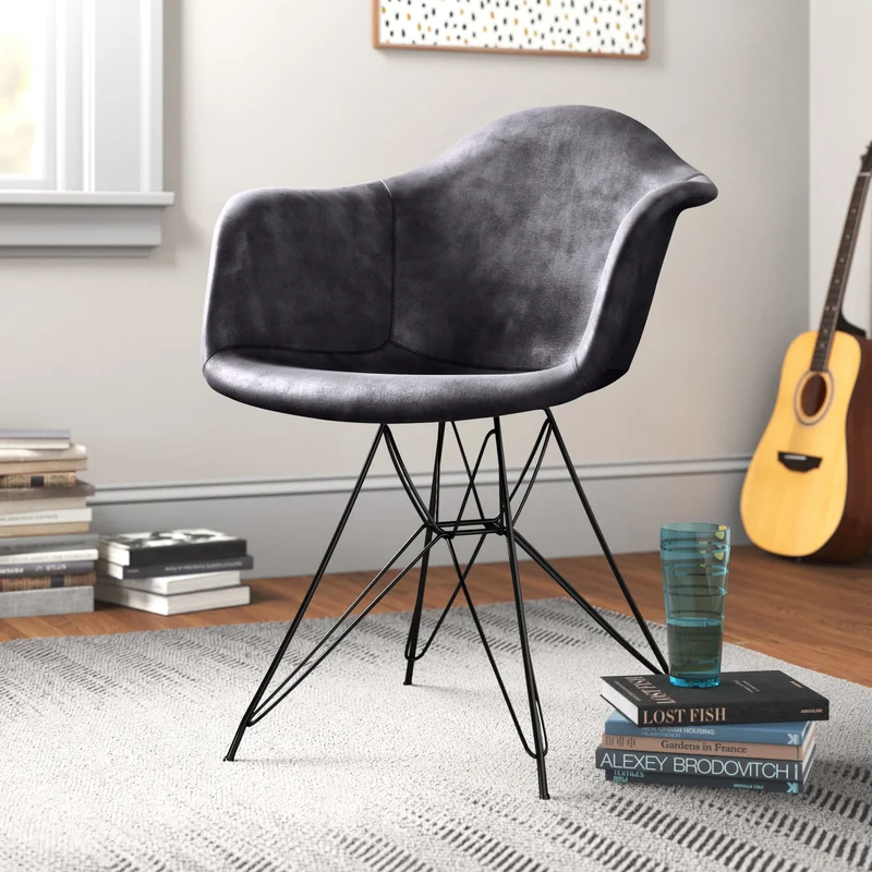 Casina Faux Leather Accent Chair