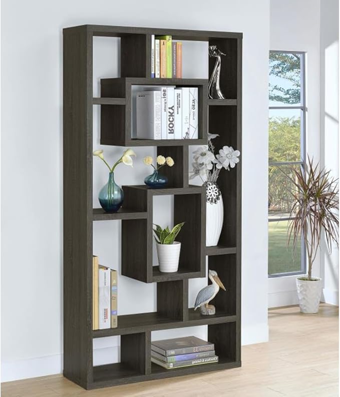 Coaster Furniture Geometric Cubed Rectangular Bookcase