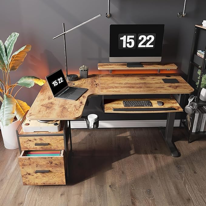 EUREKA ERGONOMIC Standing Desk with Keyboard Tray