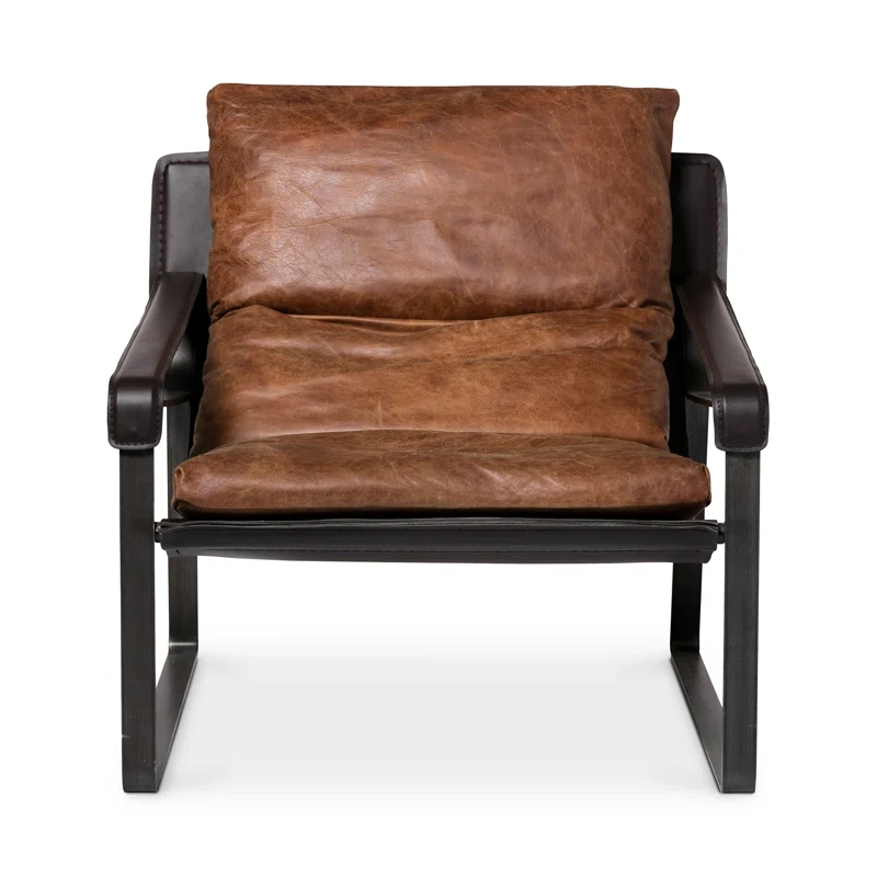 Hadler 31 Genuine Top Grain Leather Lounge Chair