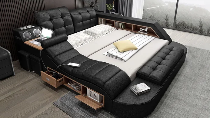Hariana Tech Smart Bed with Storage