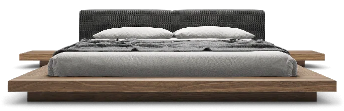 Kaydan Vegan Leather Upholstered Bed