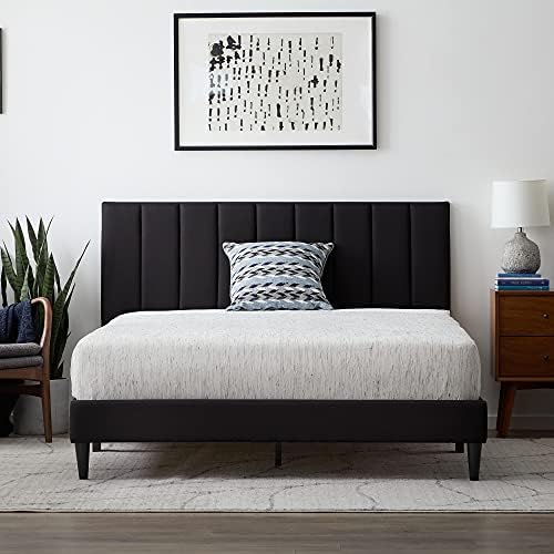 LUCID Upholstered King Platform Bed