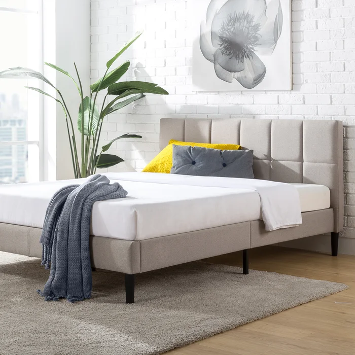 Latitude Run® Linen Upholstered Headboard