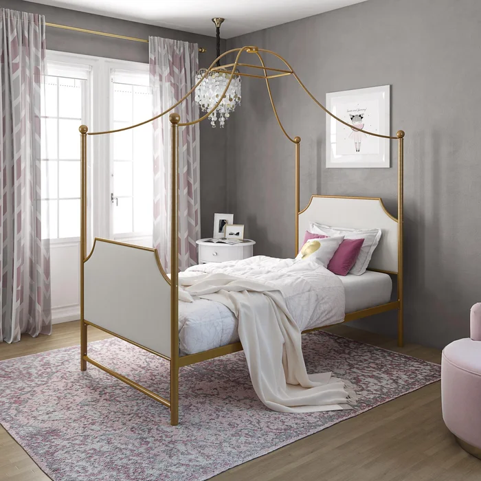 Little Seeds Monarch Hill Clementine Canopy Bed