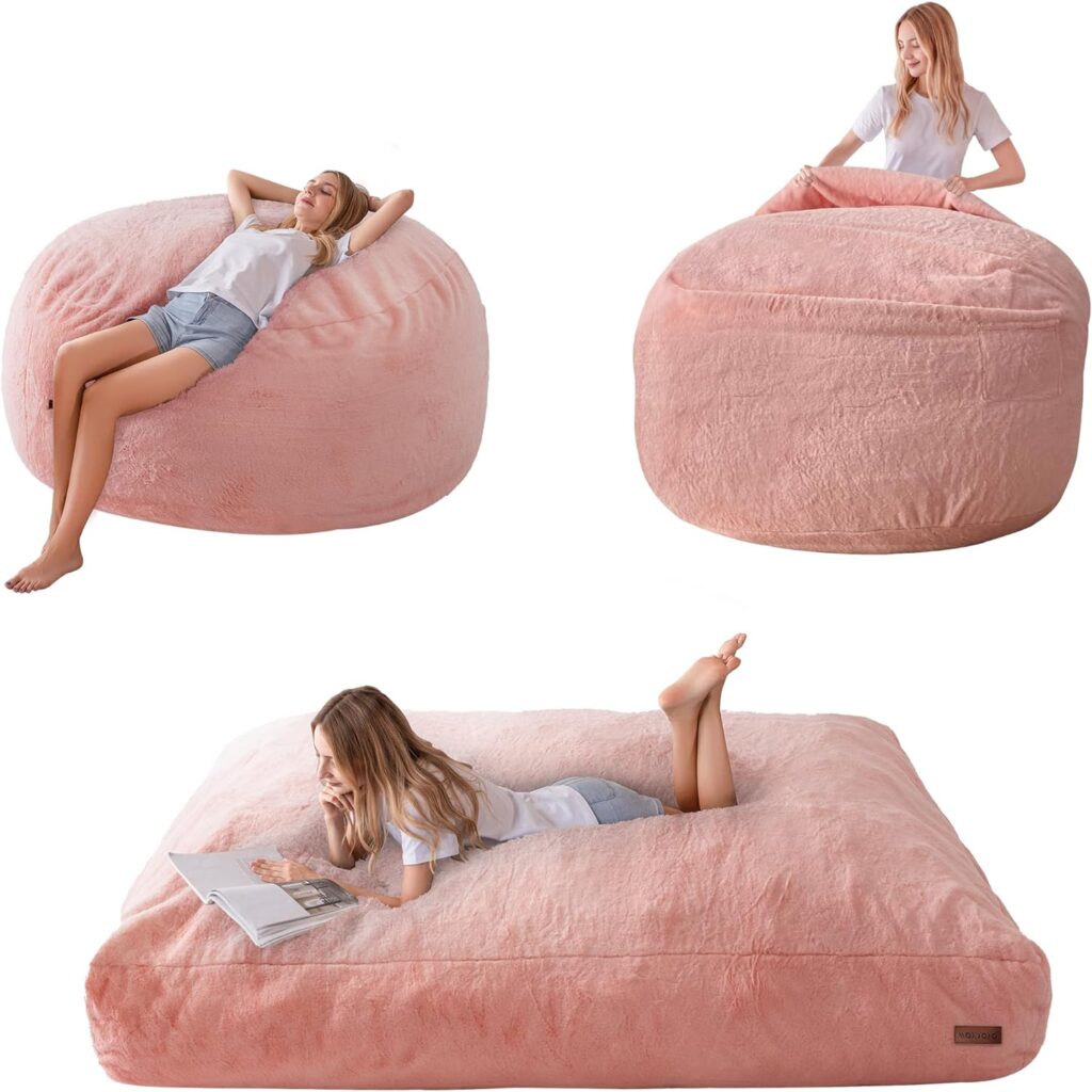 MAXYOYO Giant Convertible Bean Bag Chair Bed