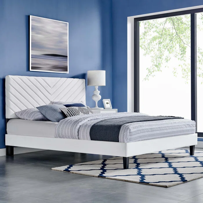 Modway Roxanne Queen Platform Bed with Headboard