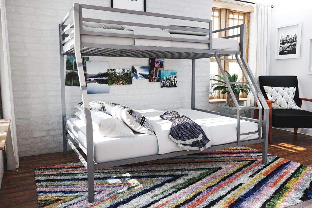 Novogratz Maxwell Classic Metal Bunk Bed