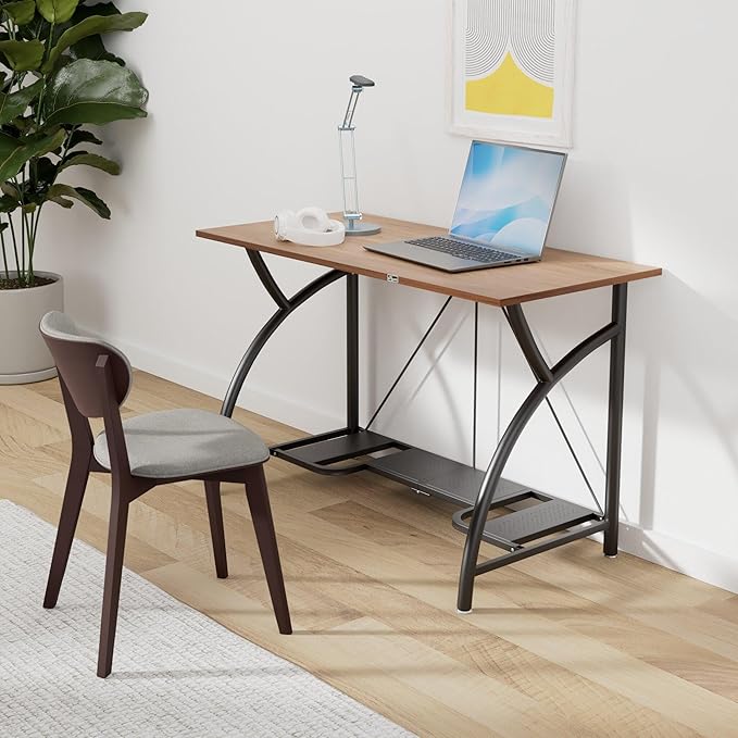 Origami Folding Computer Desk for Office Study Students Bedroom Home Gaming and Craft