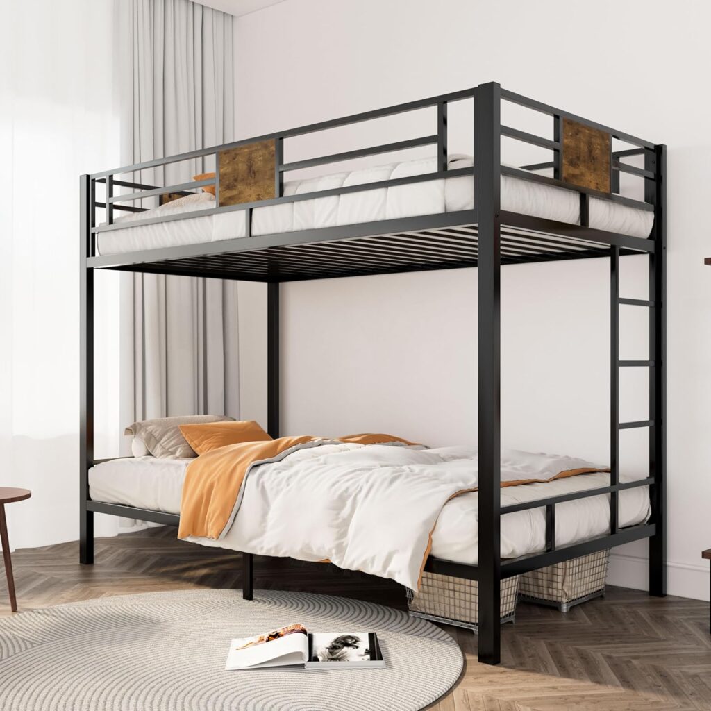 SHA CERLIN Twin Metal Bunk Bed