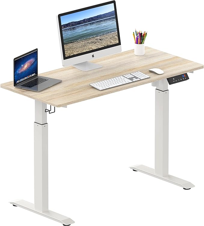 SHW Memory Preset Electric Height Adjustable Standing Desk