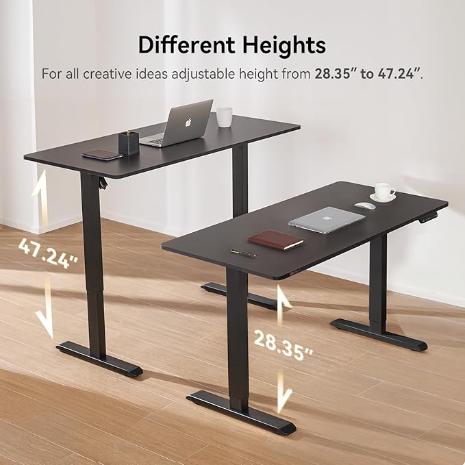 SIHOO 55"×28" Whole Piece Electric Standing Desk