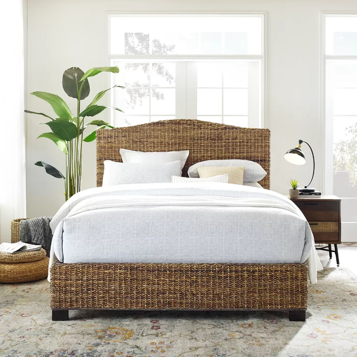 Sand & Stable™ Emilio Rattan Bed Frame