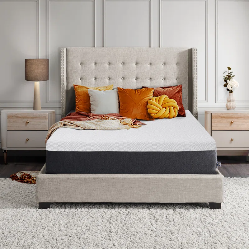 Sealy Cool Heavy Duty Steel Slat King Bed Frame