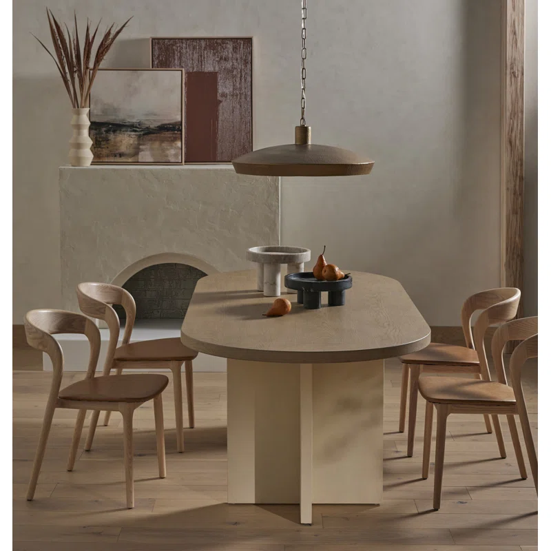 Sonoma Butterscotch Top Grain Leather Kayla Leather Dining Chair