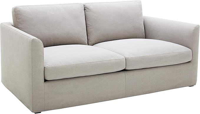Stone & Beam Faraday Down-Filled Casual Slipcovered Loveseat