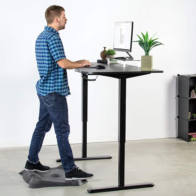 VIVO Electric Height Adjustable 63 x 32 inch Memory Stand Up Desk