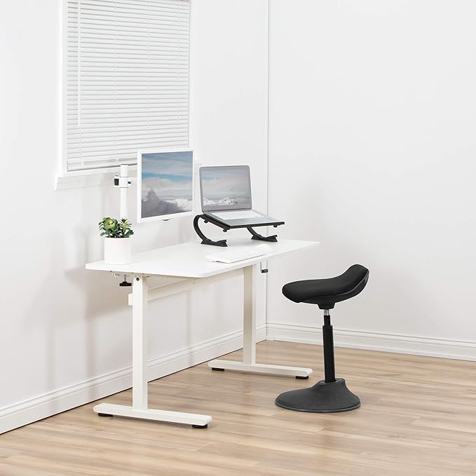VIVO Height Adjustable 55 x 24 inch Standing Desk