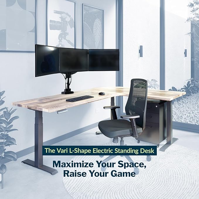 Vari ComfortEdge L-Shape Standing Desk
