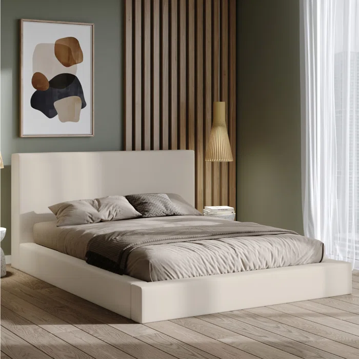 Wade Logan Caleyah Low Profile Upholstered Platform Bed